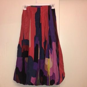 Multi-color Trace Reese strapless dress